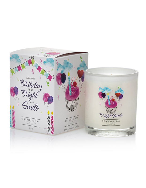 Inspiration Candle Bright Smile Birthday