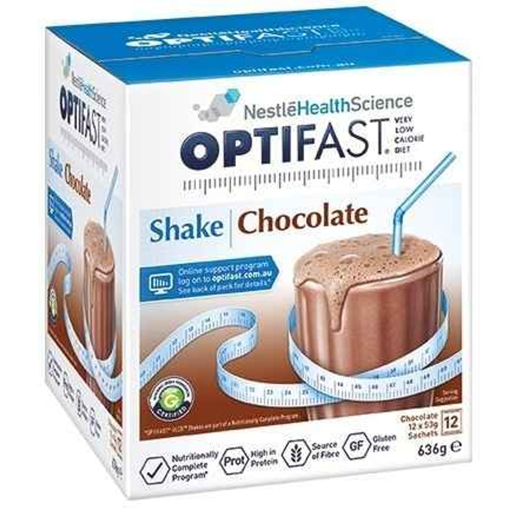 Optifast Shake Chocolate 12x53g