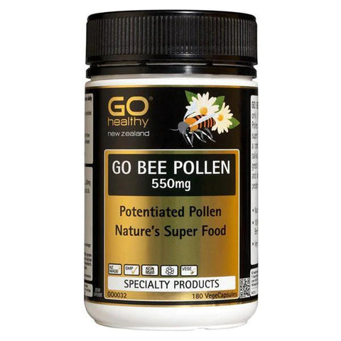 GO Bee Pollen 550mg 180vcaps