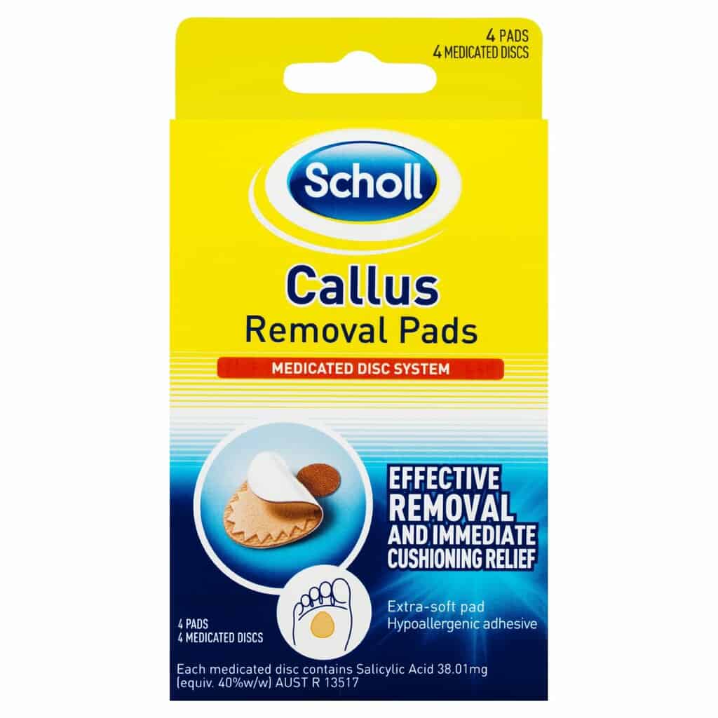 SCHOLL Callus Removal Pads 4pk