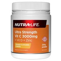 NL U/Strength 3000mg Vit C Pwd 250g