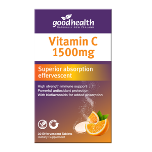 GHP Vitamin C 1500mg Efferv 30tabs