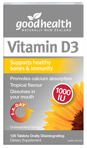 GHP Vitamin D3 1000iu 60s